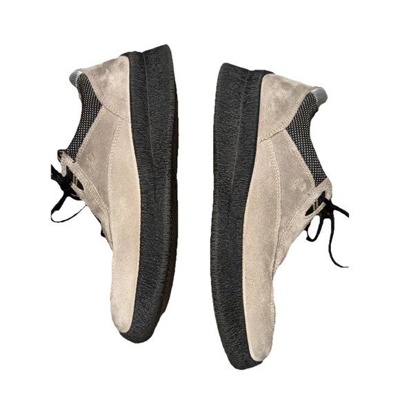 ECCO Tan Black Suede Lace Up Walking Comfort Sneakers Size 36 US 5 to 5.5 - Picture 5 of 6